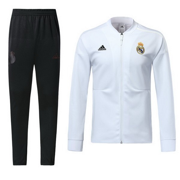 Chandal del Real Madrid 2018-2019 Blanco Negro